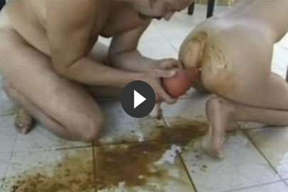 Scatgirl Einlauf Porno
